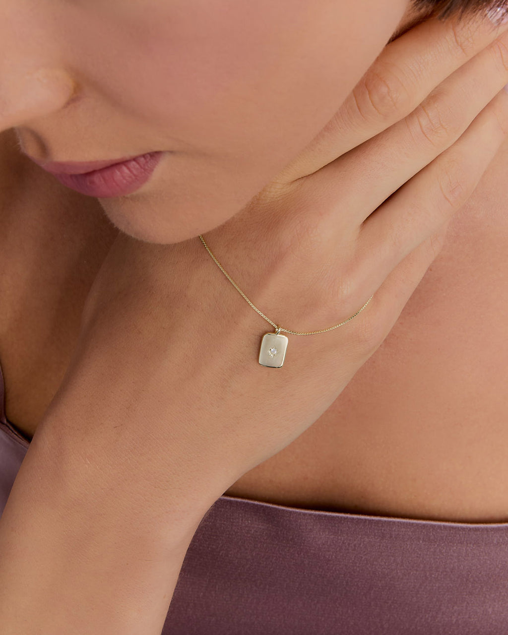 Timeless Radiance Star Necklace - 18k Gold Vermeil