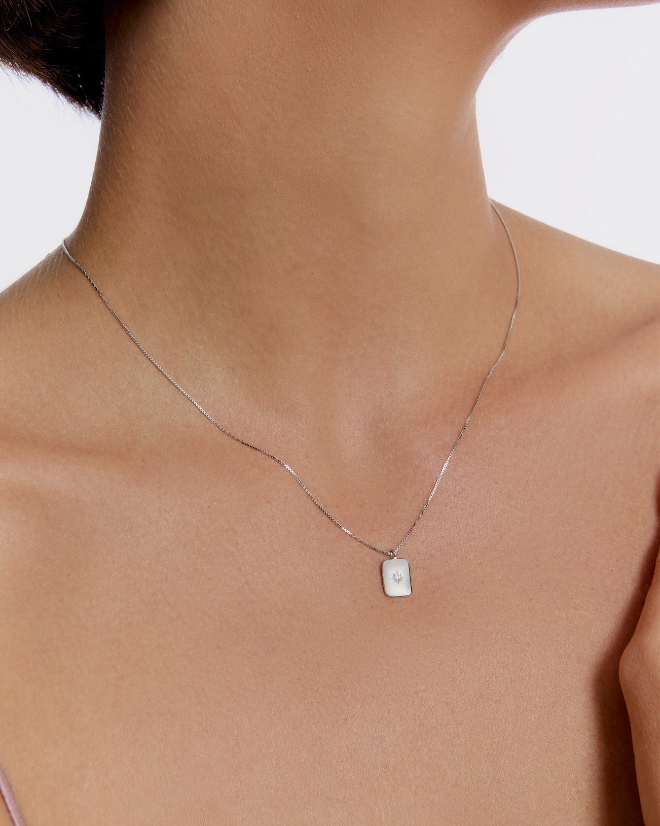 Timeless Radiance Star Necklace - 925k Sterling Silver