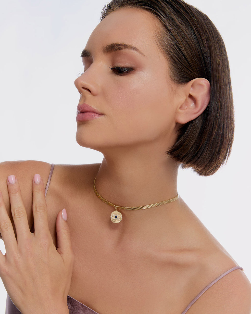 Bold Protection with Eye Charm Guardian Necklace - Protection Jewelry