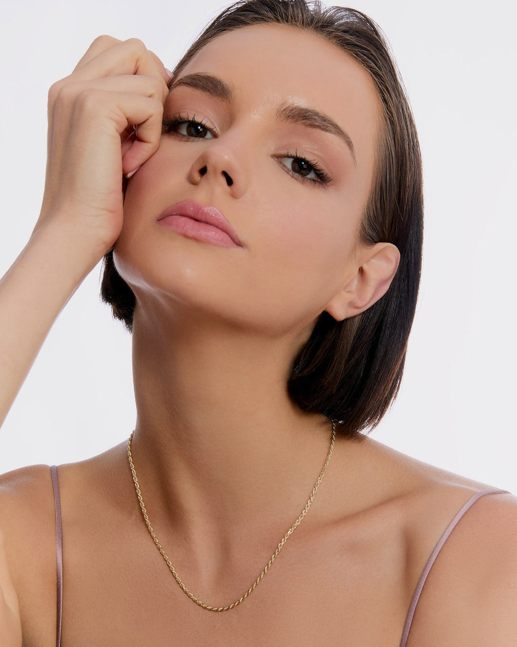 Twisted Elegance Rope Chain Necklace - 18k Gold Vermeil