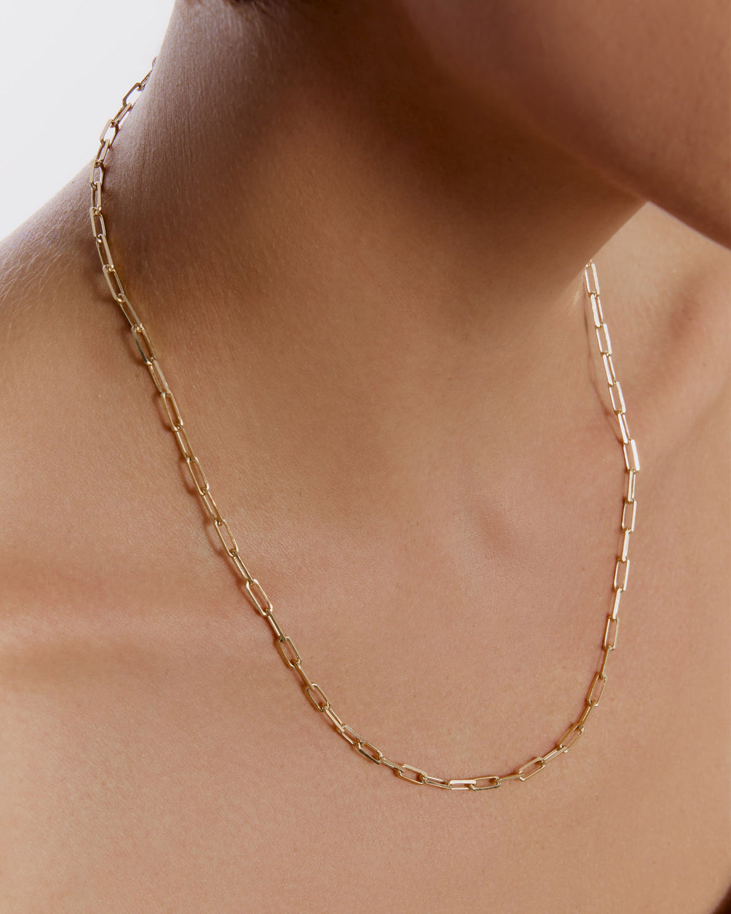 Dainty Link Chain Necklace - 18k Gold Vermeil