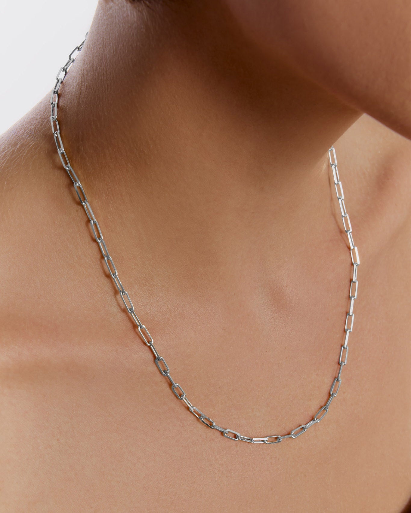 Dainty Link Chain Necklace - 925k Sterling Silver