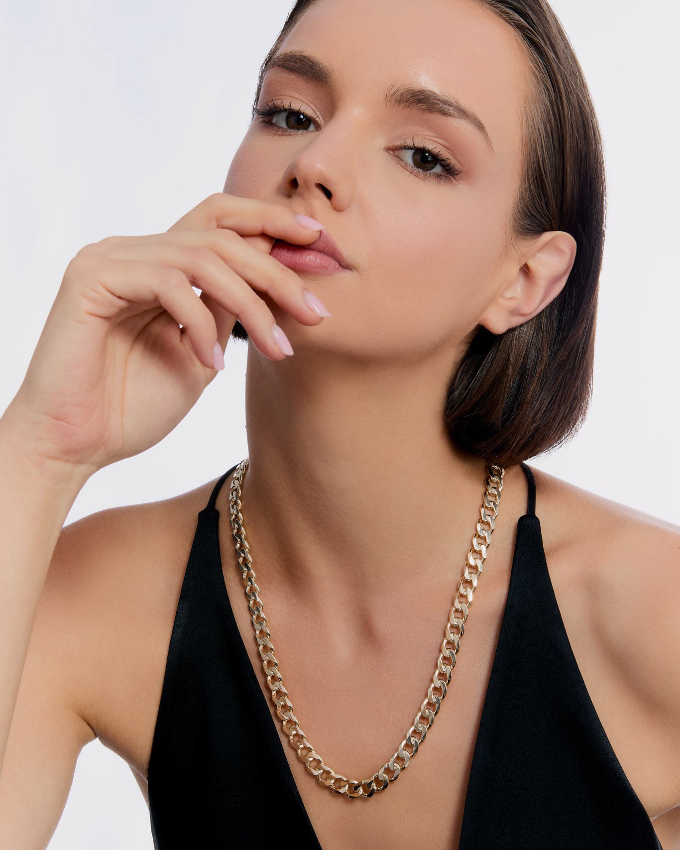 6mm Curb Chain Necklace - 18k Gold Vermeil