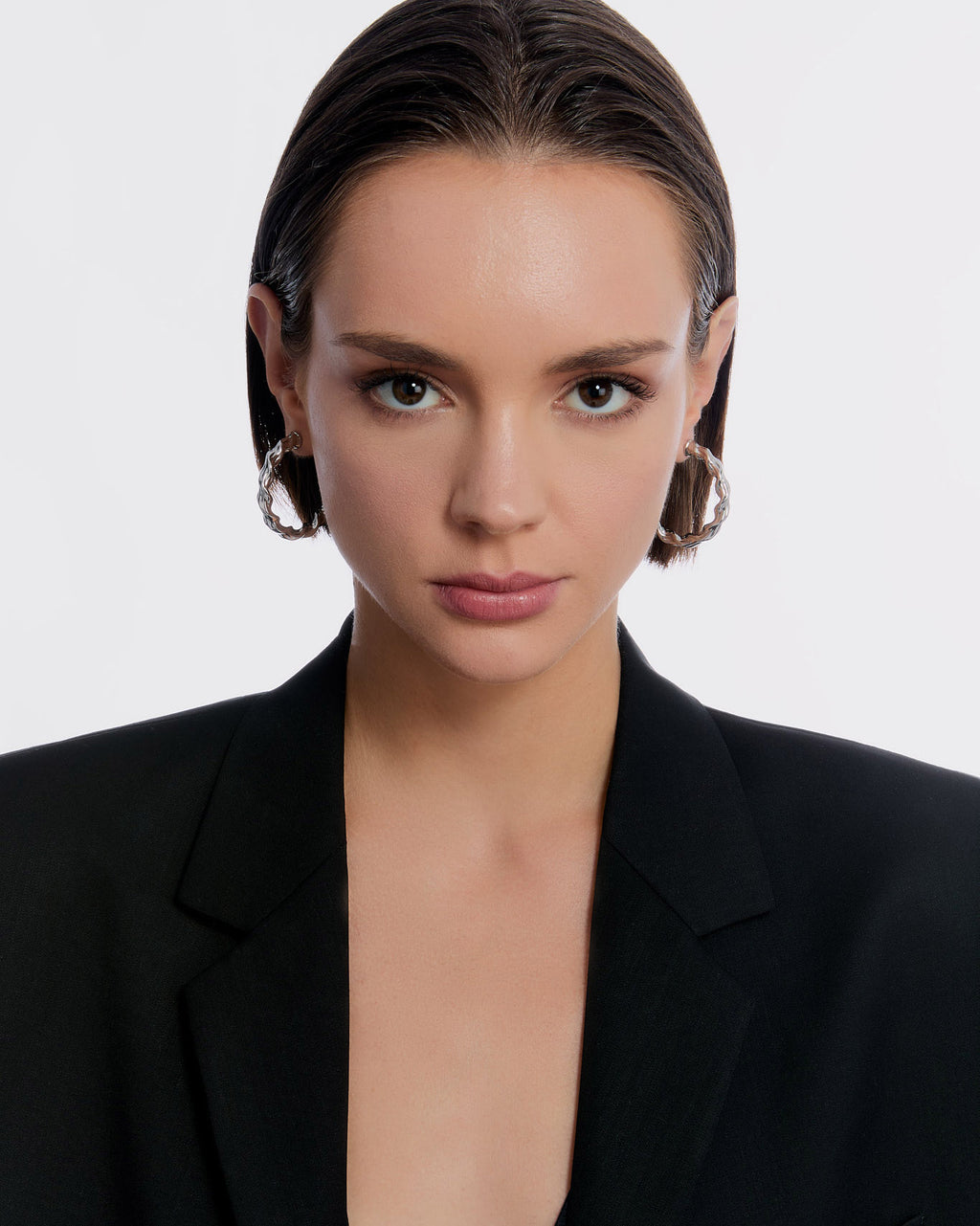 Spiral Hoop Earrings - 925k Sterling Silver