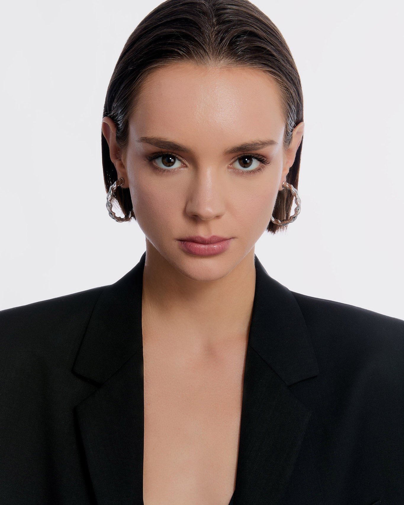 Spiral Hoop Earrings - Rose Gold Vermeil