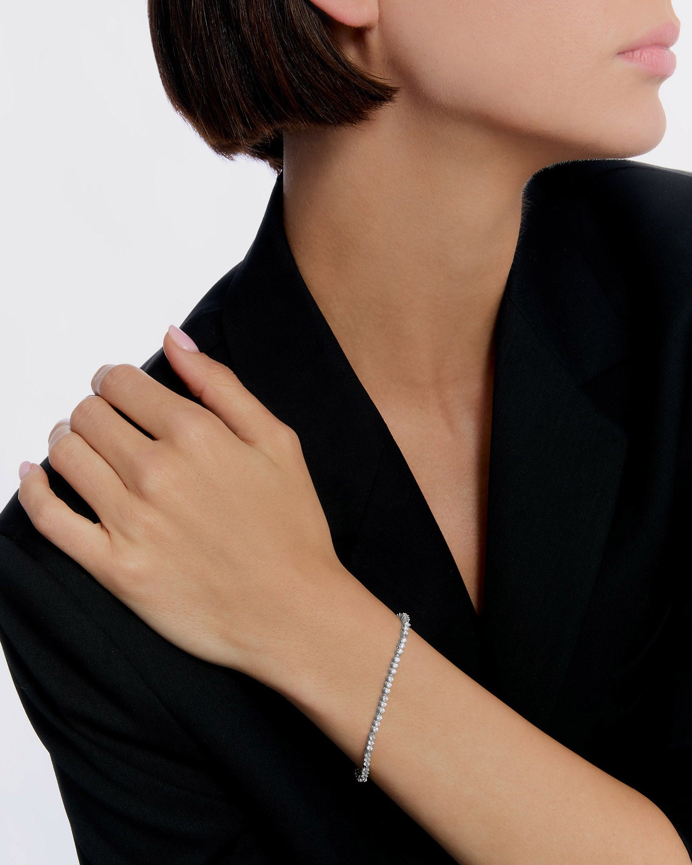 Dainty Tennis Bracelet - 925k Sterling Silver