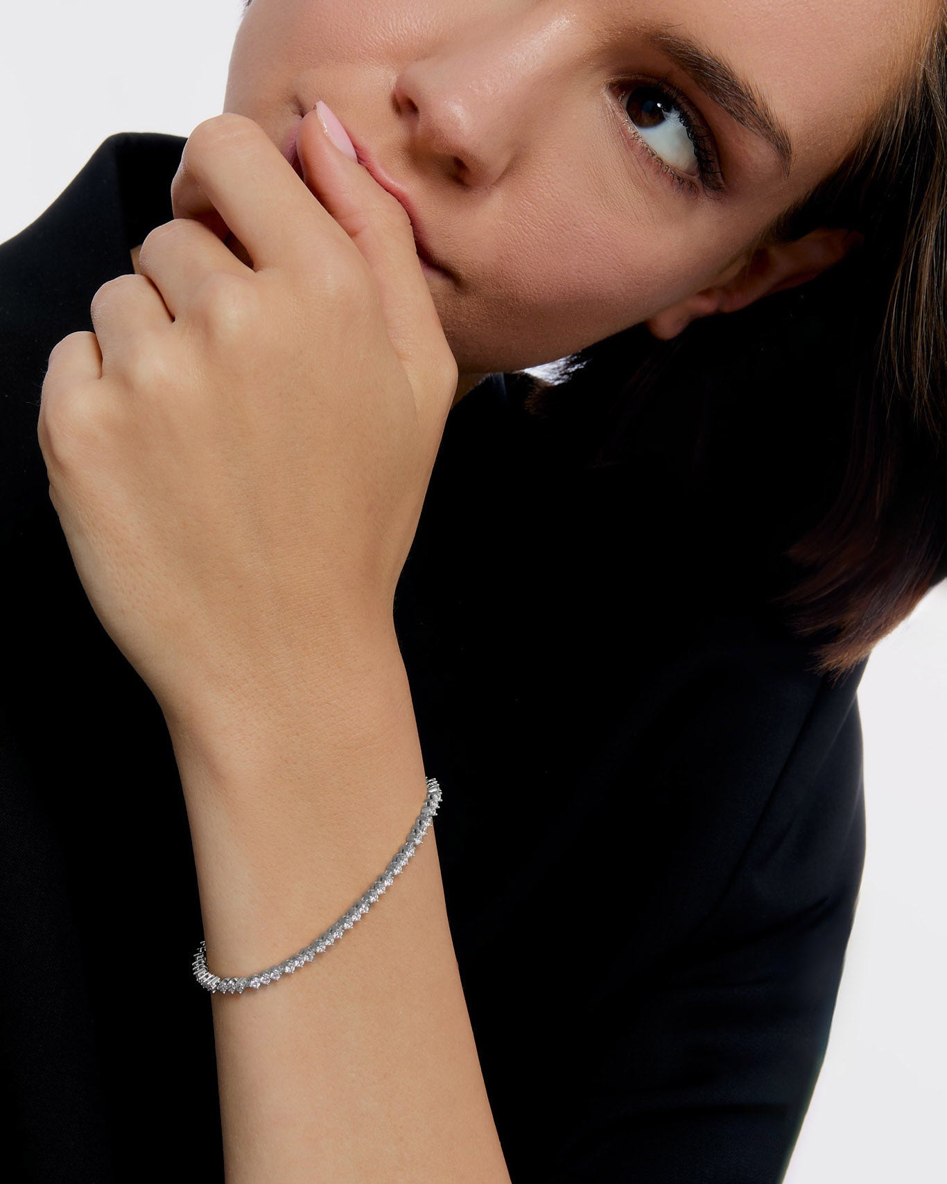 Dainty Tennis Bracelet - 925k Sterling Silver