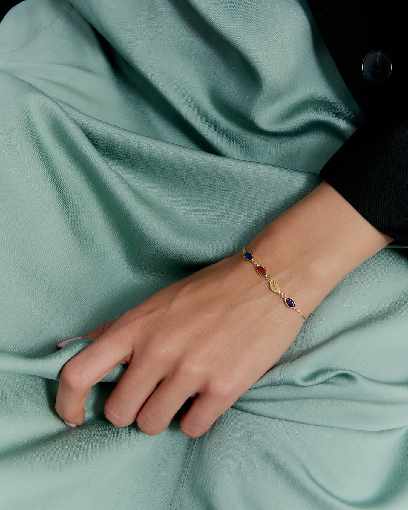 Family Birthstone Bracelet - Rose Gold Vermeil