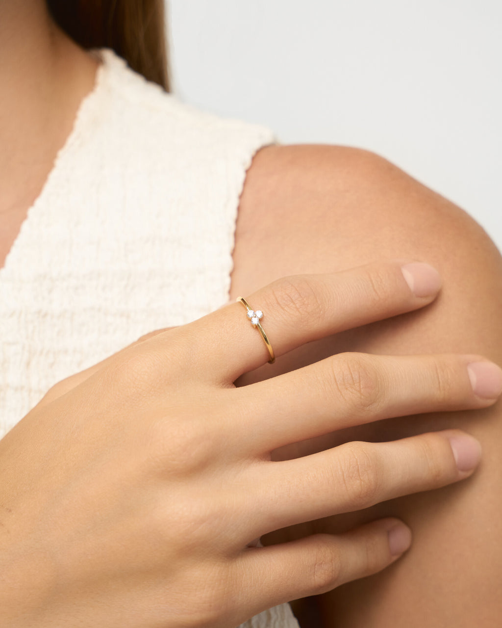 Dainty Stacking Ring, Everyday Essential, Minimalist Ring - 18k Gold Vermeil