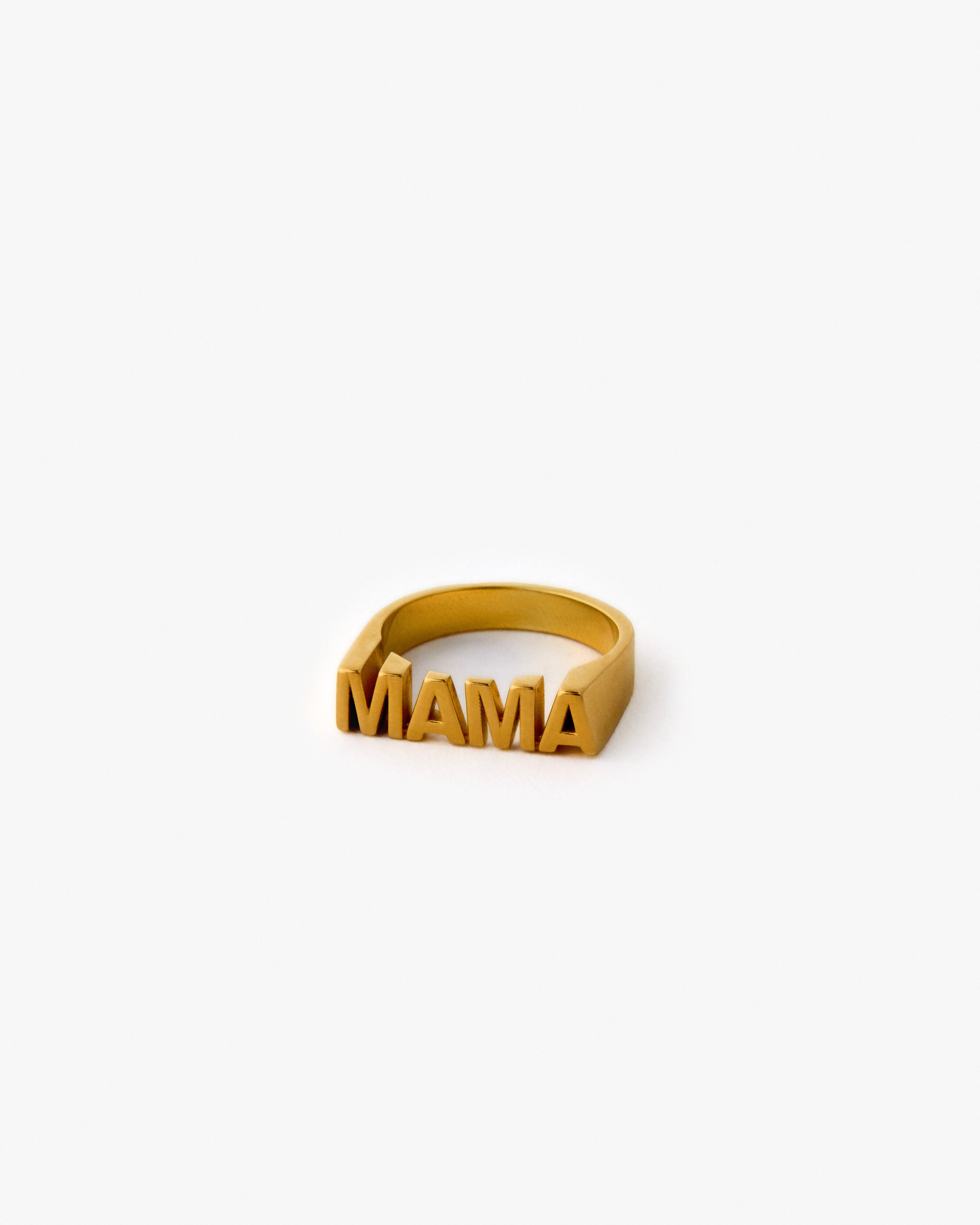 Special Mama Ring for Mom - 18k Gold Vermeil