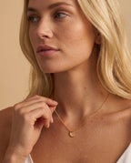 Gold Crescent Moon Necklace | Dainty Celestial Jewelry