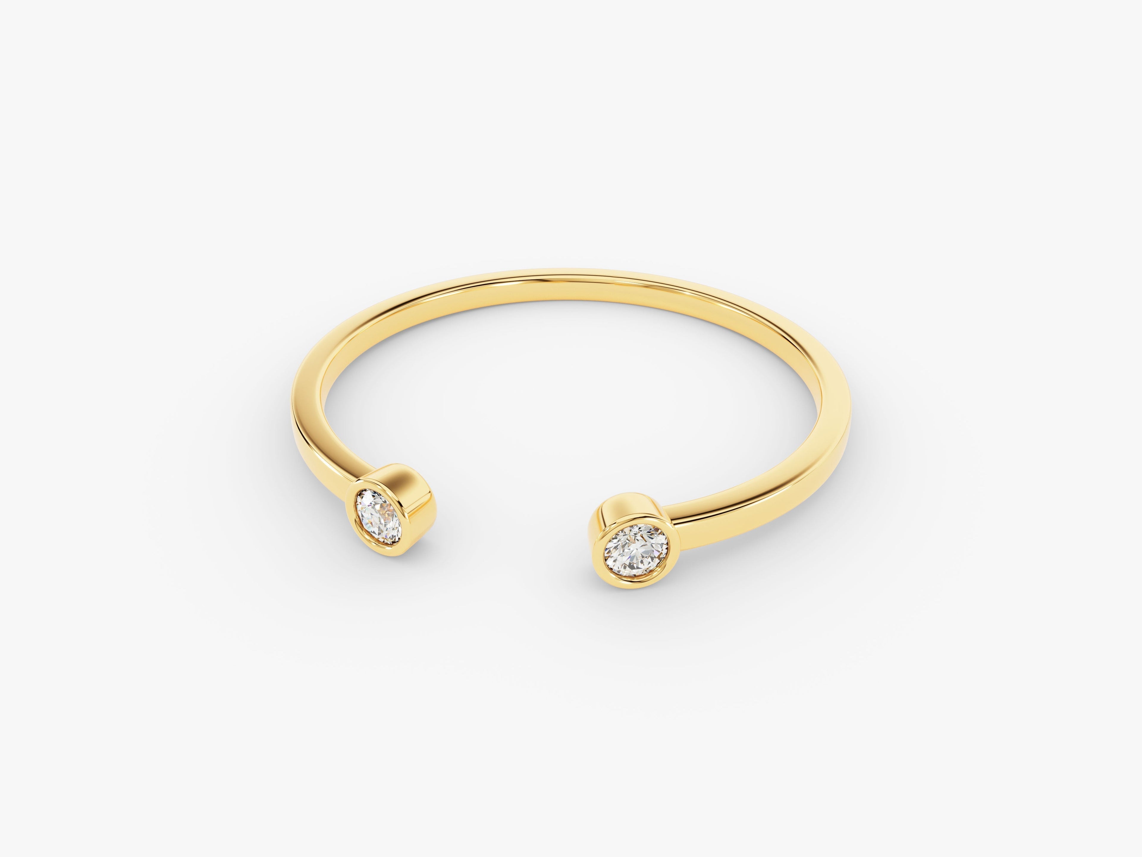 Dual Open Cuff Wedding Band