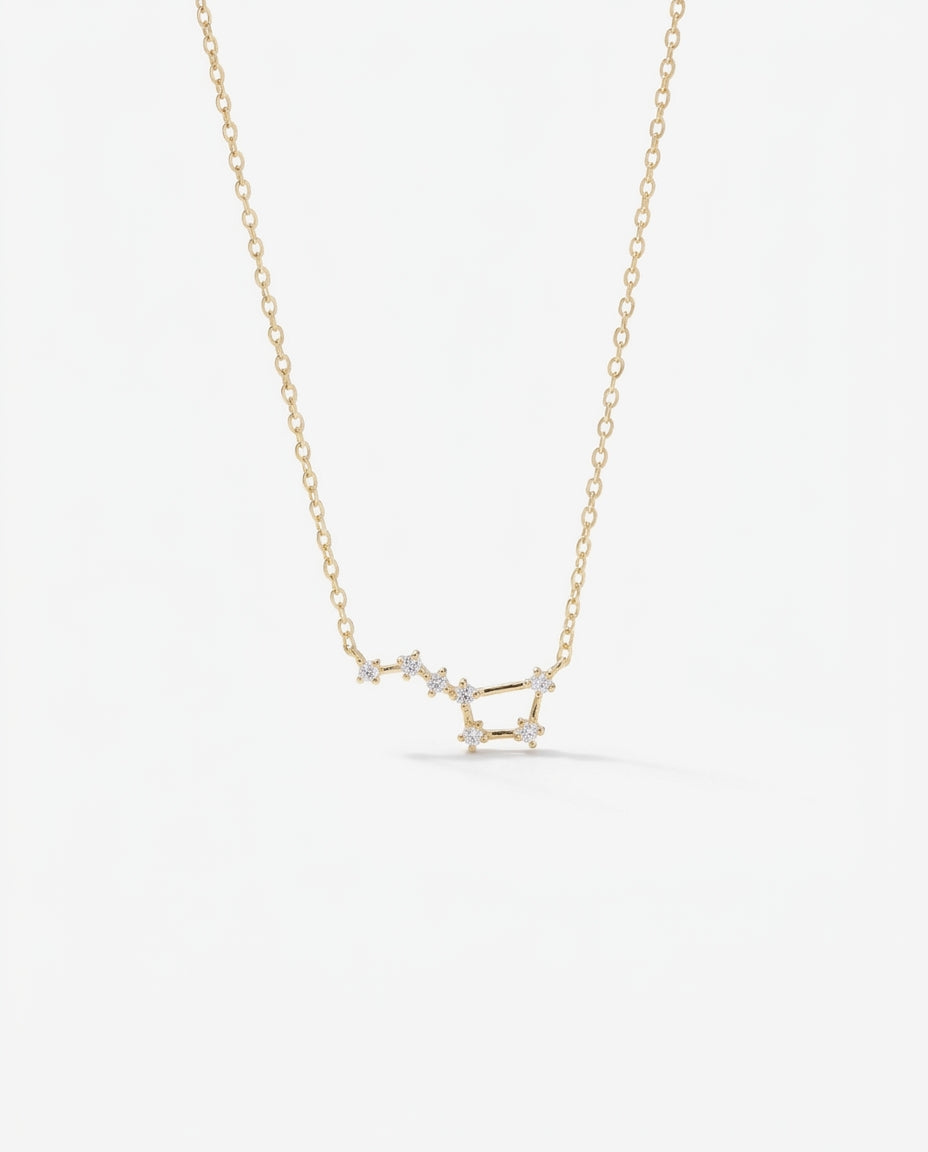 Gold Zodiac Constellation Necklace