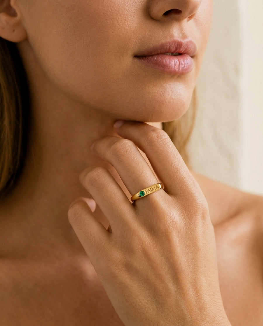 Custom Name Ring