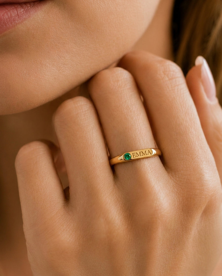 Custom Name Ring