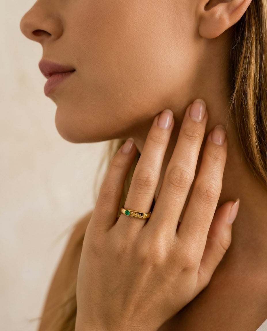 Custom Name Ring