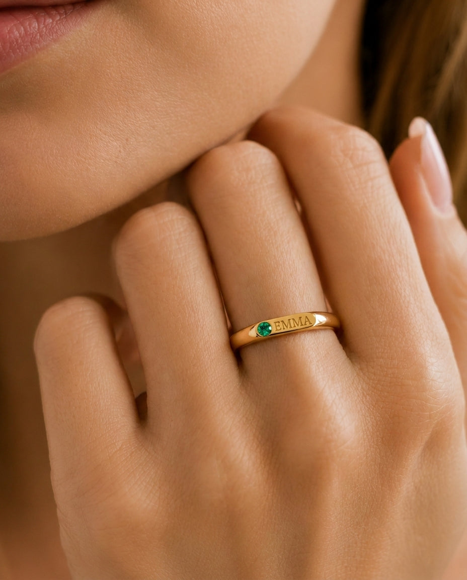 Custom Name Ring