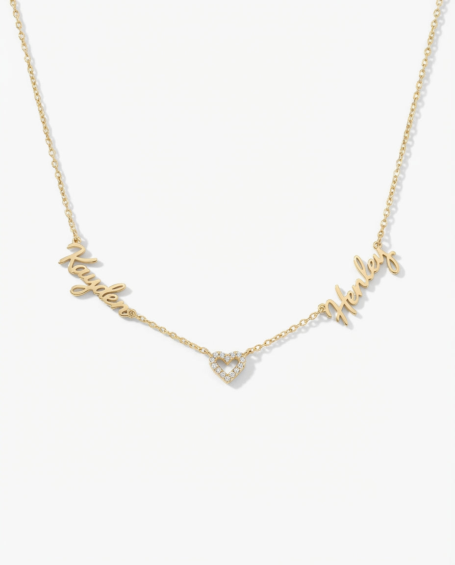Custom Multiple Name Necklace, Personalized Gift - Family Jewelry