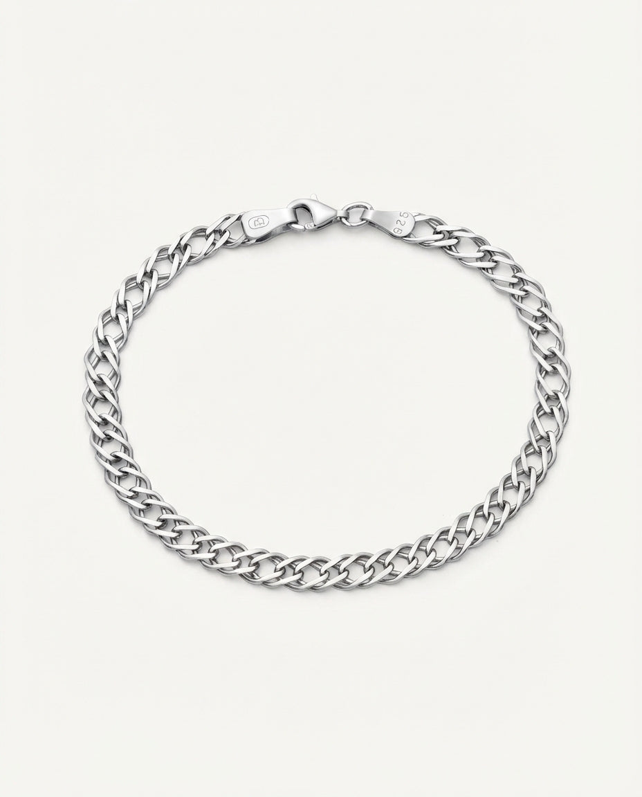 Stylist Bold Women Silver Bracelet - Chain Bracelet
