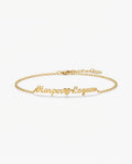 Two Name Bracelet - Personalized Double Name Jewelry - Custom Gift for Her