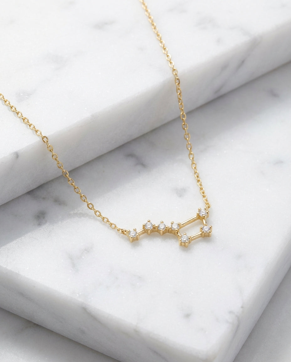 Gold Zodiac Constellation Necklace