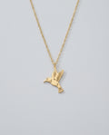Minimal Mockingbird Necklace, Lucky Talisman - Dainty Jewelry