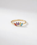 Birthstone Ring - Multi Stone Family Ring - Colorful Gem Jewelry Gift