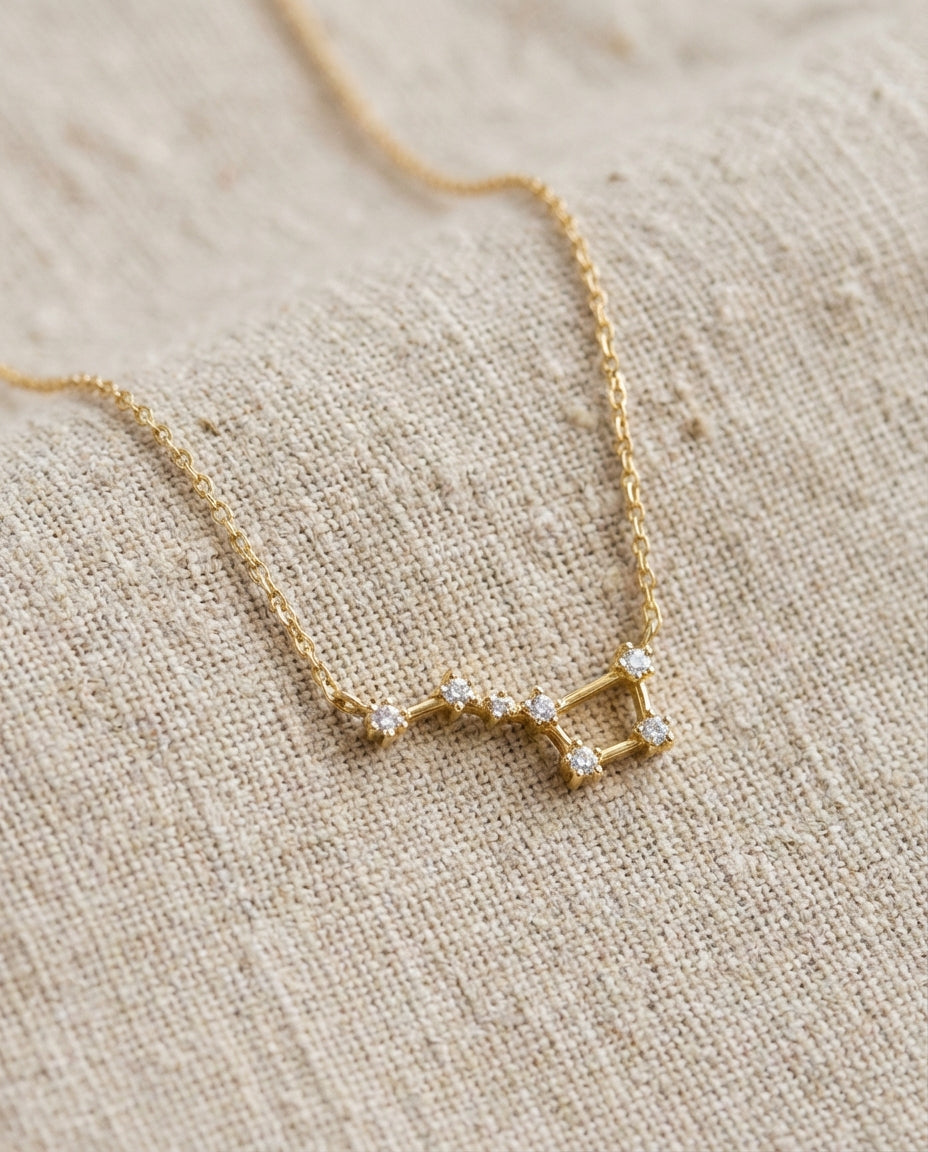 Gold Zodiac Constellation Necklace