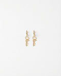 Personalized Gold Name Earring - Custom Dangle Hoop Jewelry