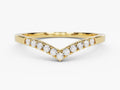 V-Shaped Wedding Band