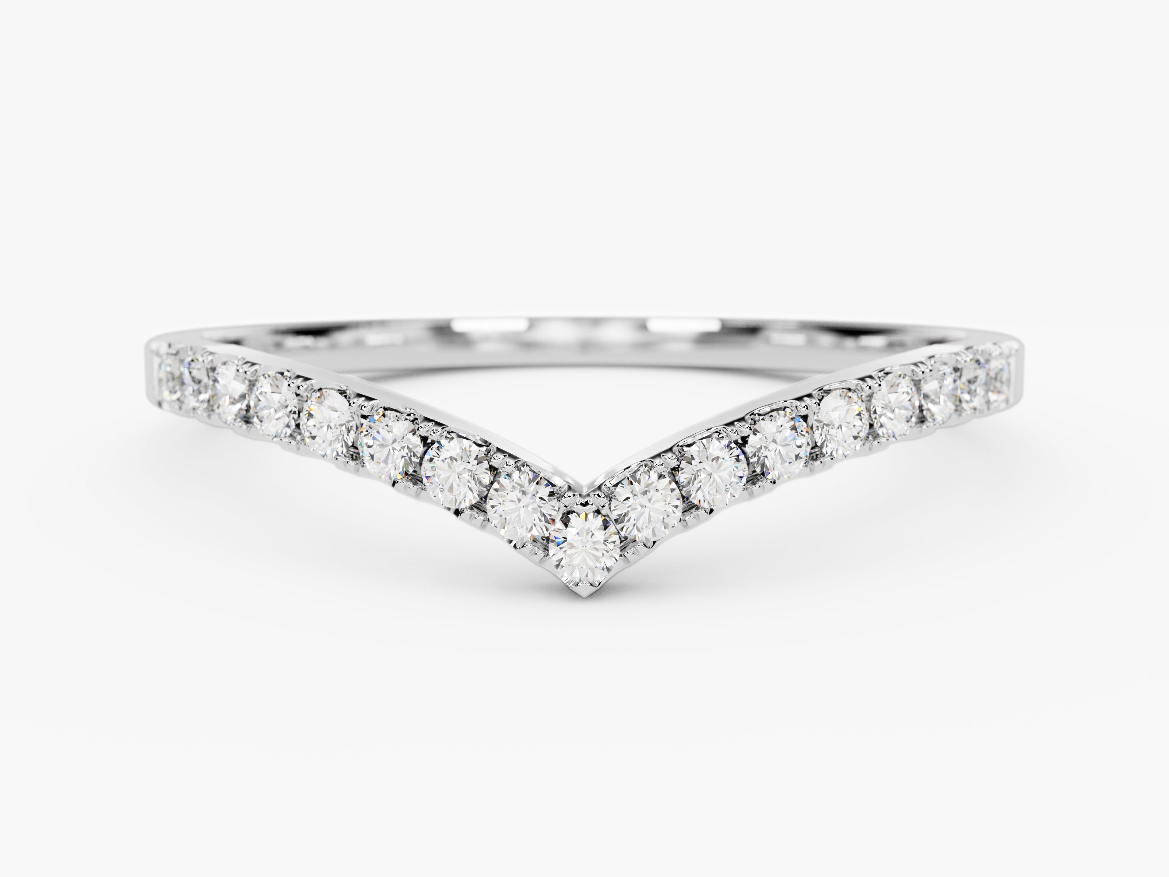 Chevron Wedding Band