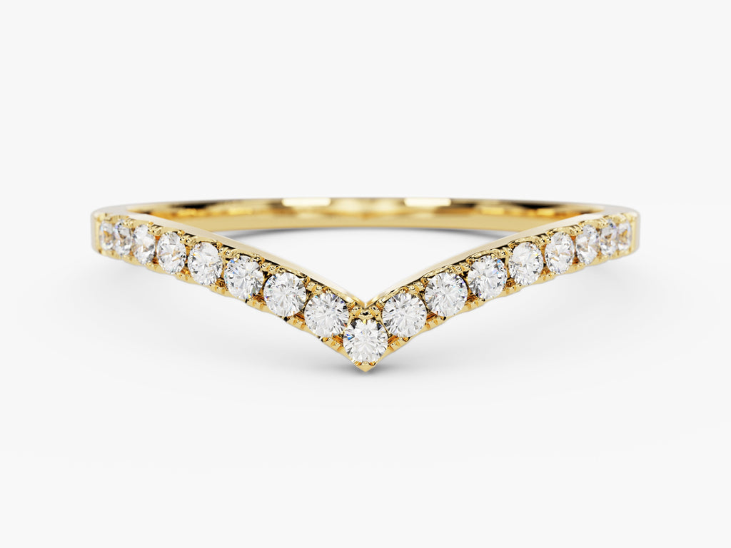 Chevron Wedding Band