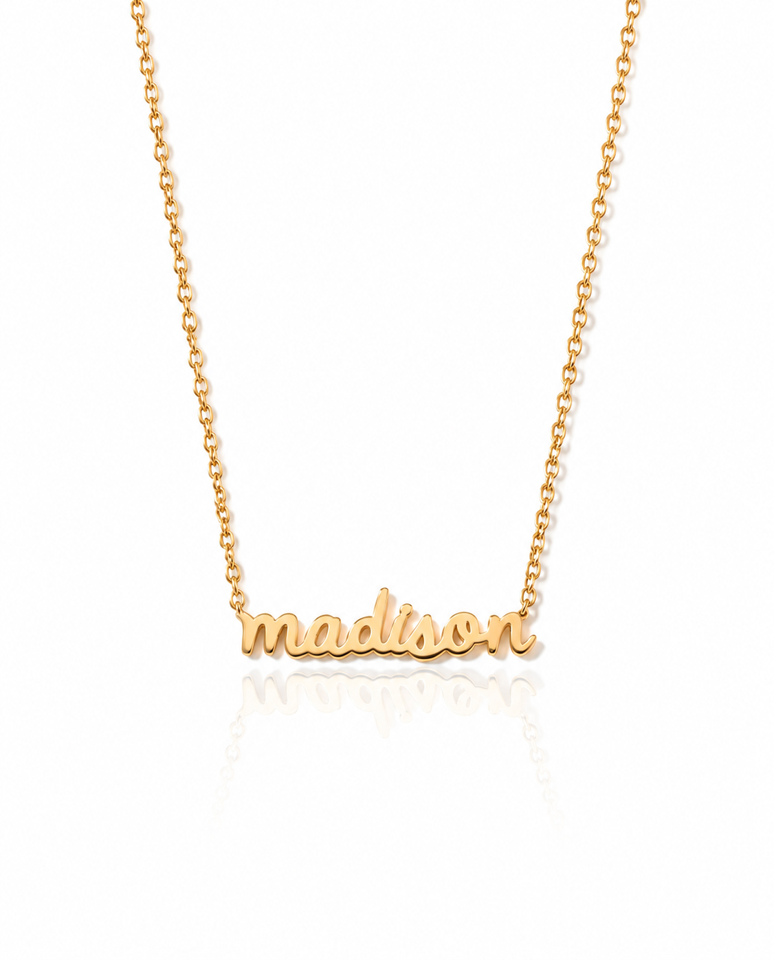 Personalized Cursive Name Necklace - Custom Gold Jewelry Gift