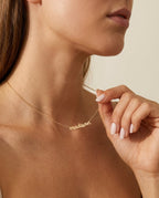 Personalized Cursive Name Necklace - Custom Gold Jewelry Gift