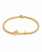 Personalized Diamond Name Tennis Bracelet