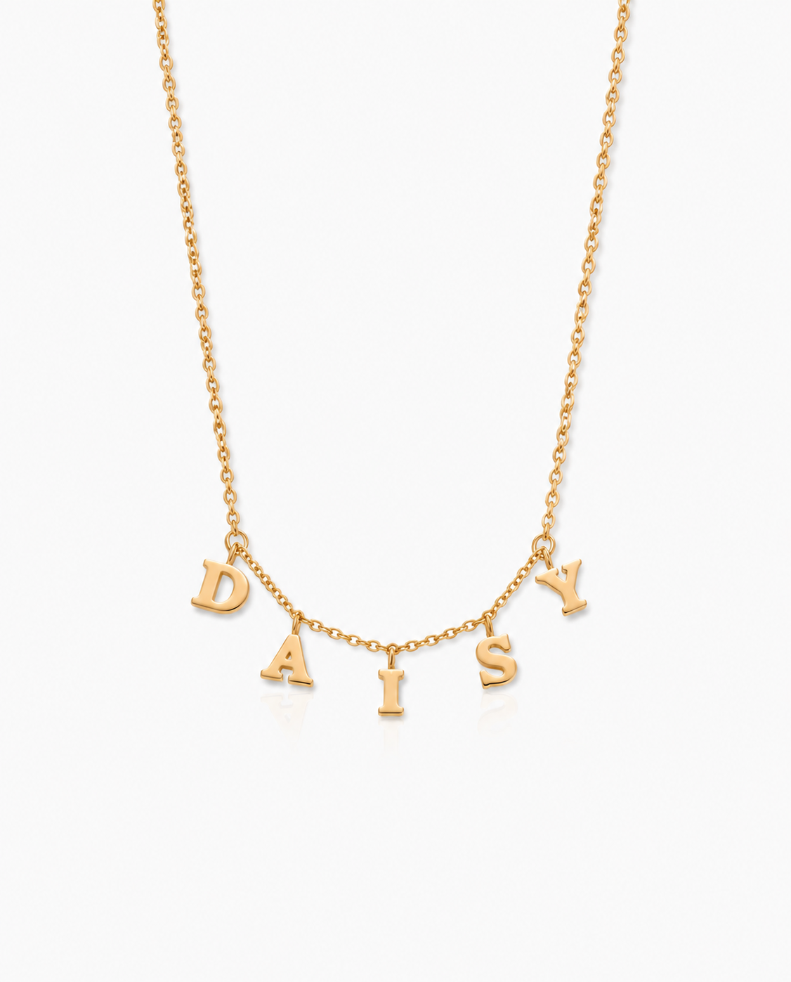 Personalized Gold Dainty Name Necklace - Custom Letter Jewelry