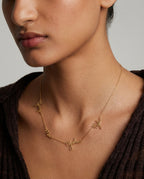 Personalized Gold Multiple Name Necklace for Her