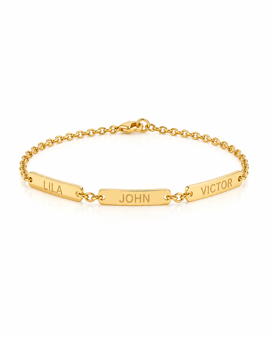 Personalized Gold Name Bar Bracelet | Custom Jewelry for Her