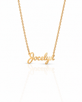 Personalized Gold Name Necklace - Custom Cursive Jewelry Gift for Her