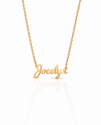 Personalized Gold Name Necklace - Custom Cursive Jewelry Gift for Her