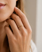 Personalized Name Ring with Birthstone