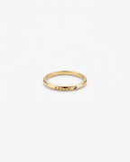 Personalized Name Ring with Birthstone