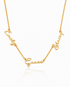 Personalized Multiple Name Necklace - Custom Family Jewelry Gift