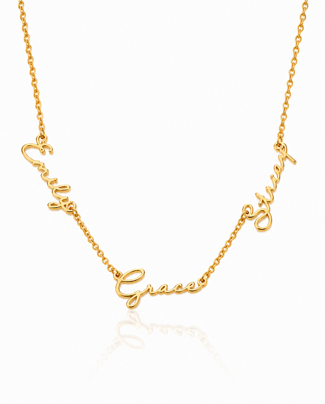 Personalized Multiple Name Necklace - Custom Family Jewelry Gift