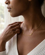 Personalized Two Zodiac Sign Necklace - Dainty Gold Astrology Jewelry