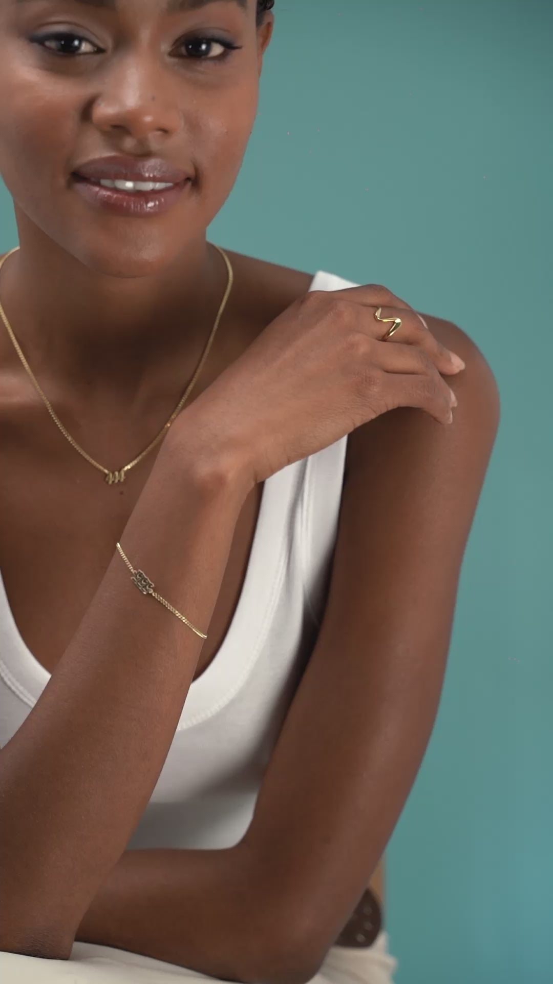 Wavy Sculptural Ring, Organic Minimalist Design - 925k Sterling Silver