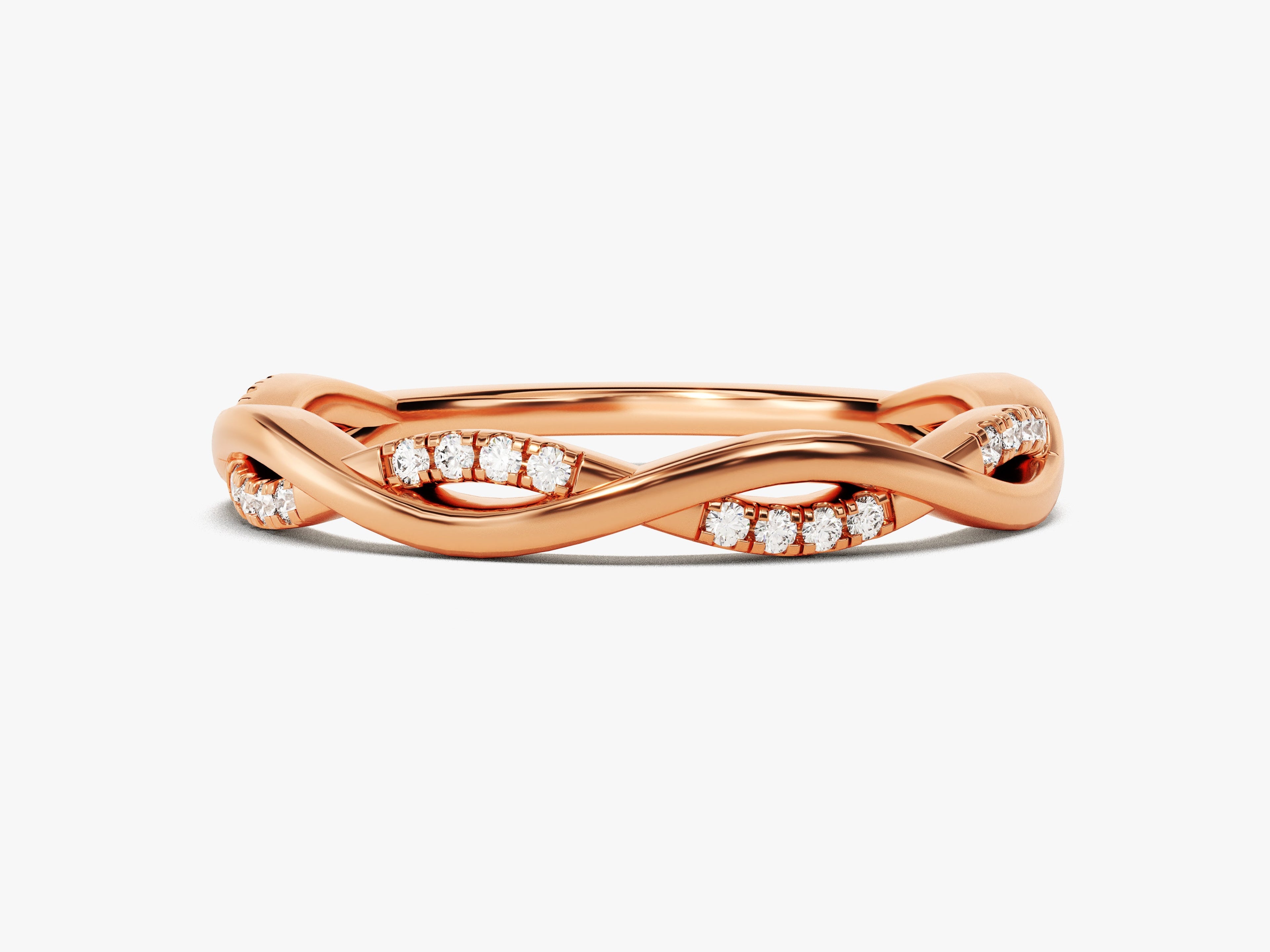 Twisted Vine Wedding Band