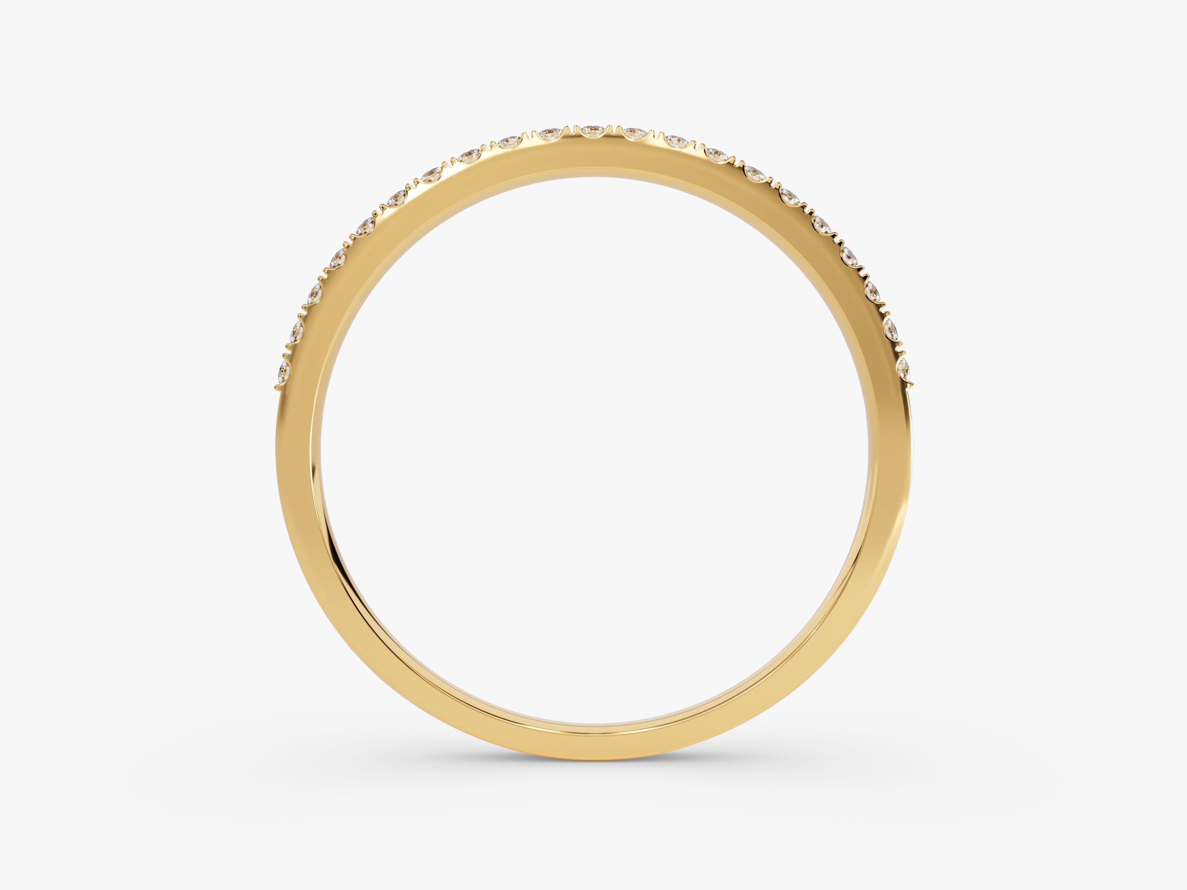 4-Prong Half Eternity Wedding Band (0.21 CT TW)