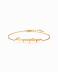Two Name Bracelet - Personalized Double Name Jewelry - Custom Gift for Her