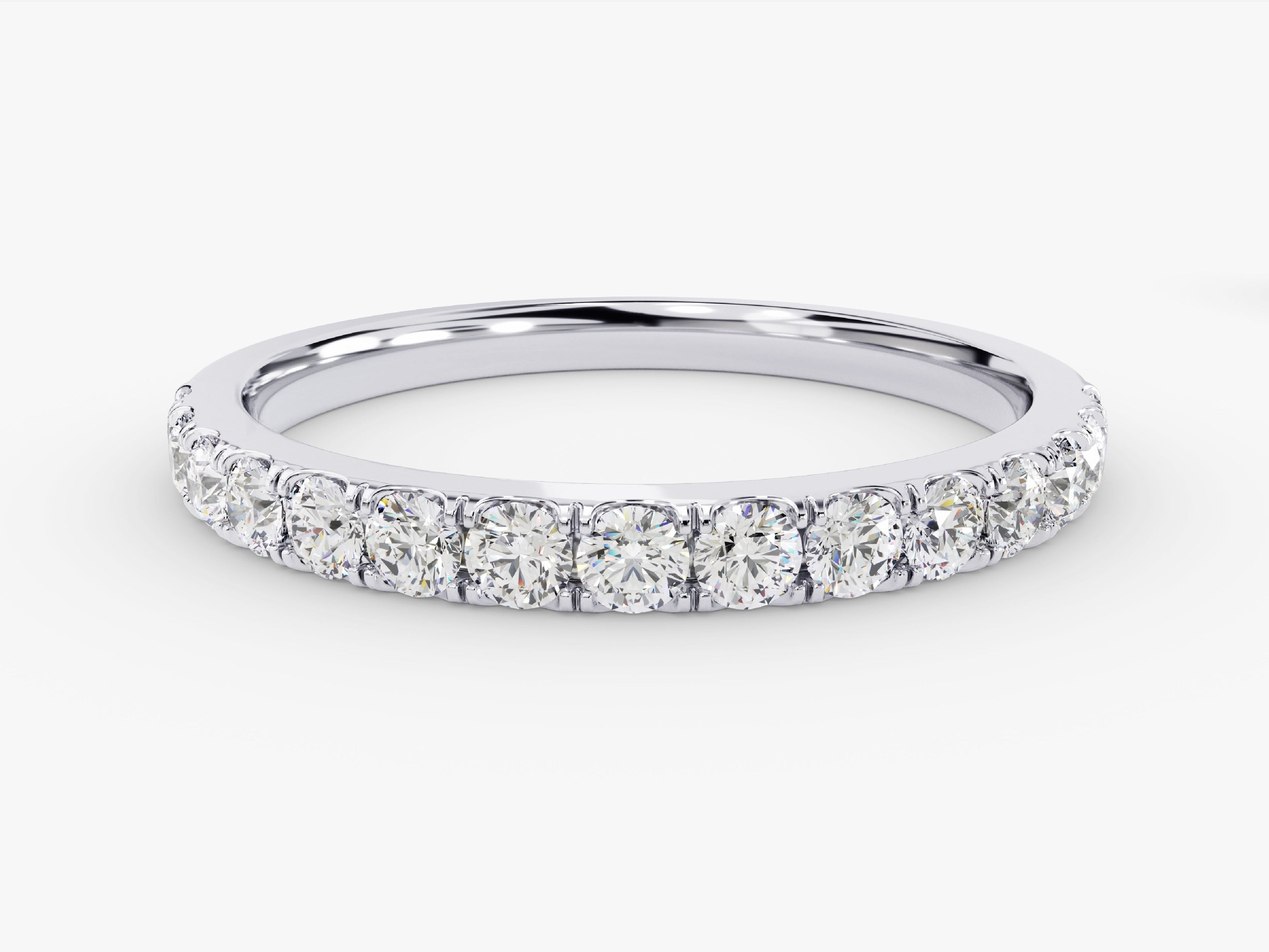 4-Prong Half Eternity Wedding Band (0.45 CT TW)
